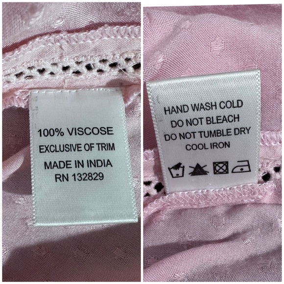 Tularosa Marty Pink Swiss Dot Crop Top [2004] - Picture 10 of 10